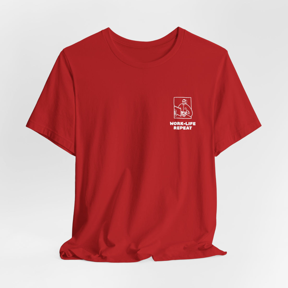 Work-Life Repeat Graphic Tee