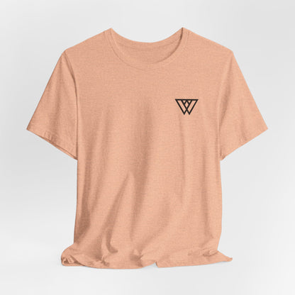 Minimal Geometric 'W' Logo T‑Shirt