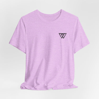 Minimal Geometric 'W' Logo T‑Shirt
