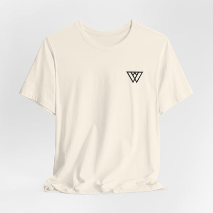 Minimal Geometric 'W' Logo T‑Shirt
