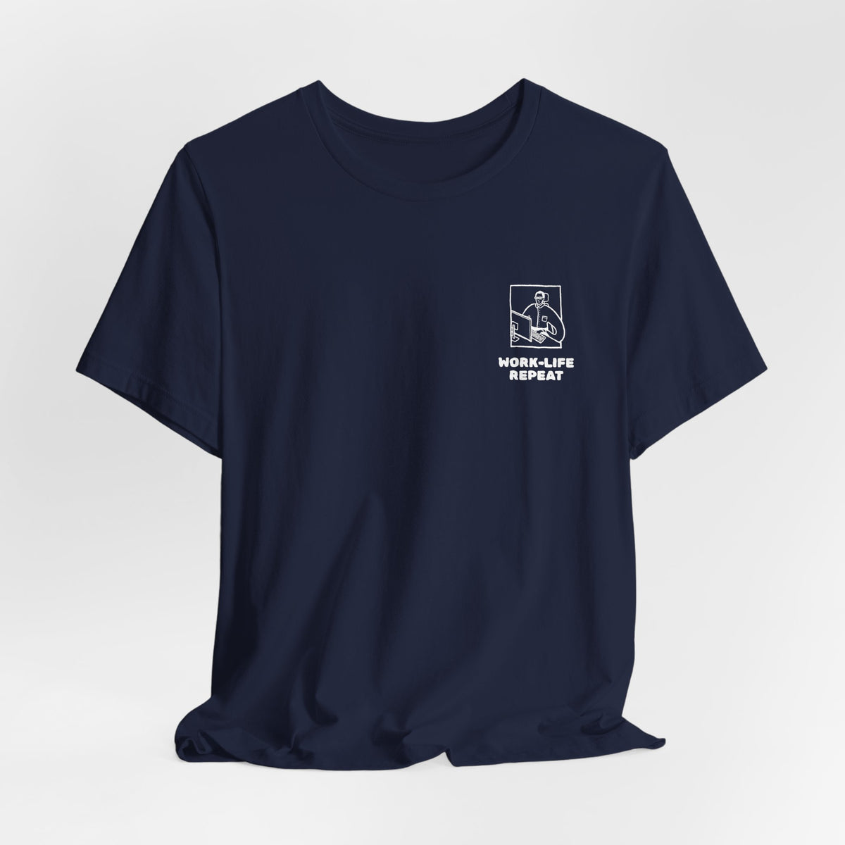 Work-Life Repeat Graphic Tee