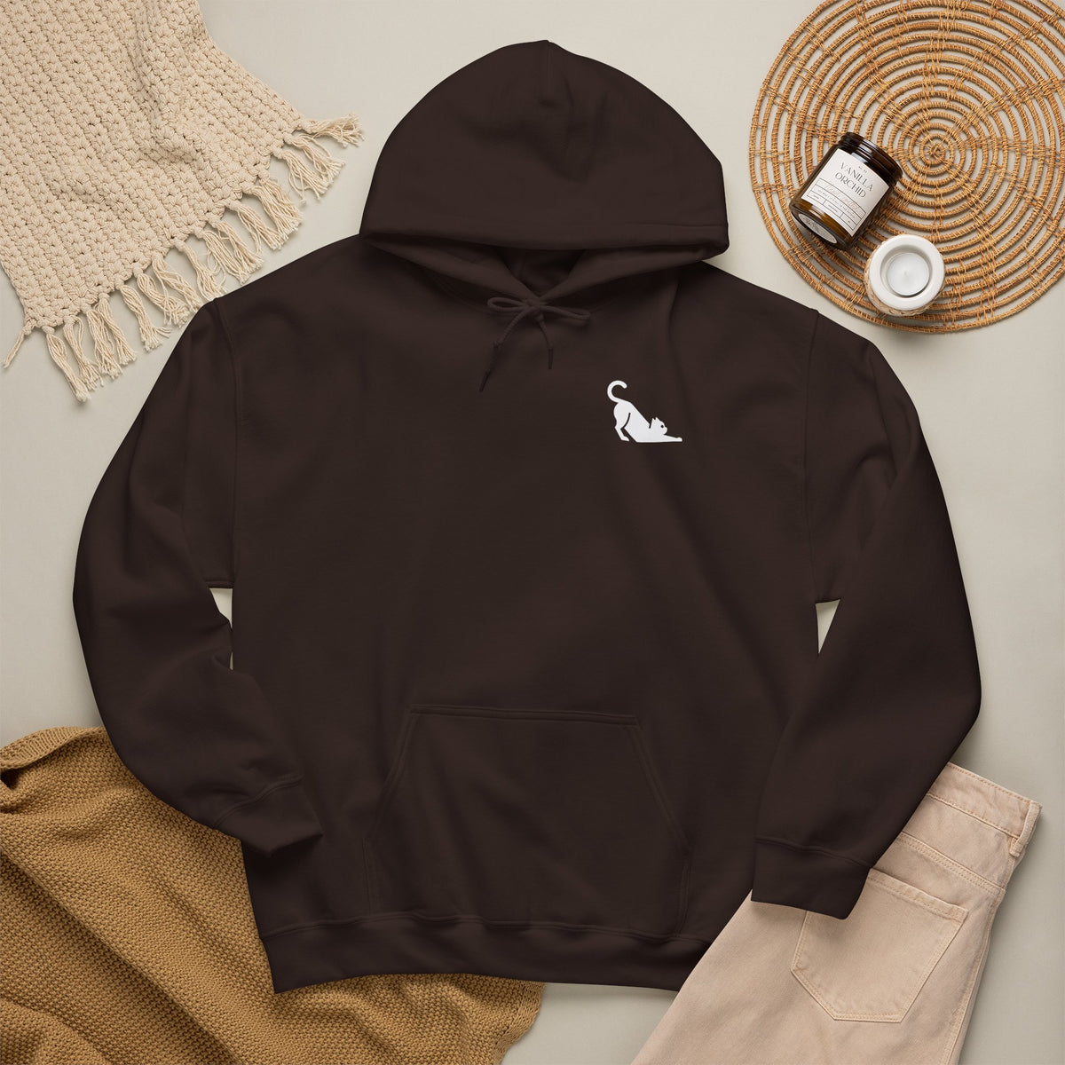 Minimalist Kitty Chest Logo Sweatshirt