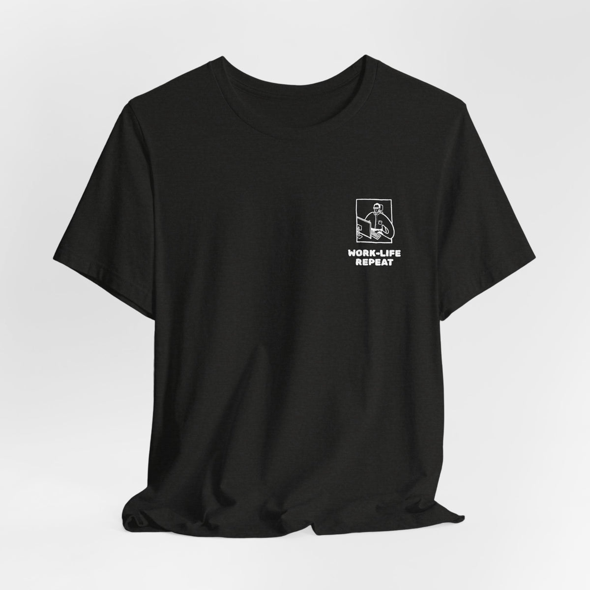 Work-Life Repeat Graphic Tee