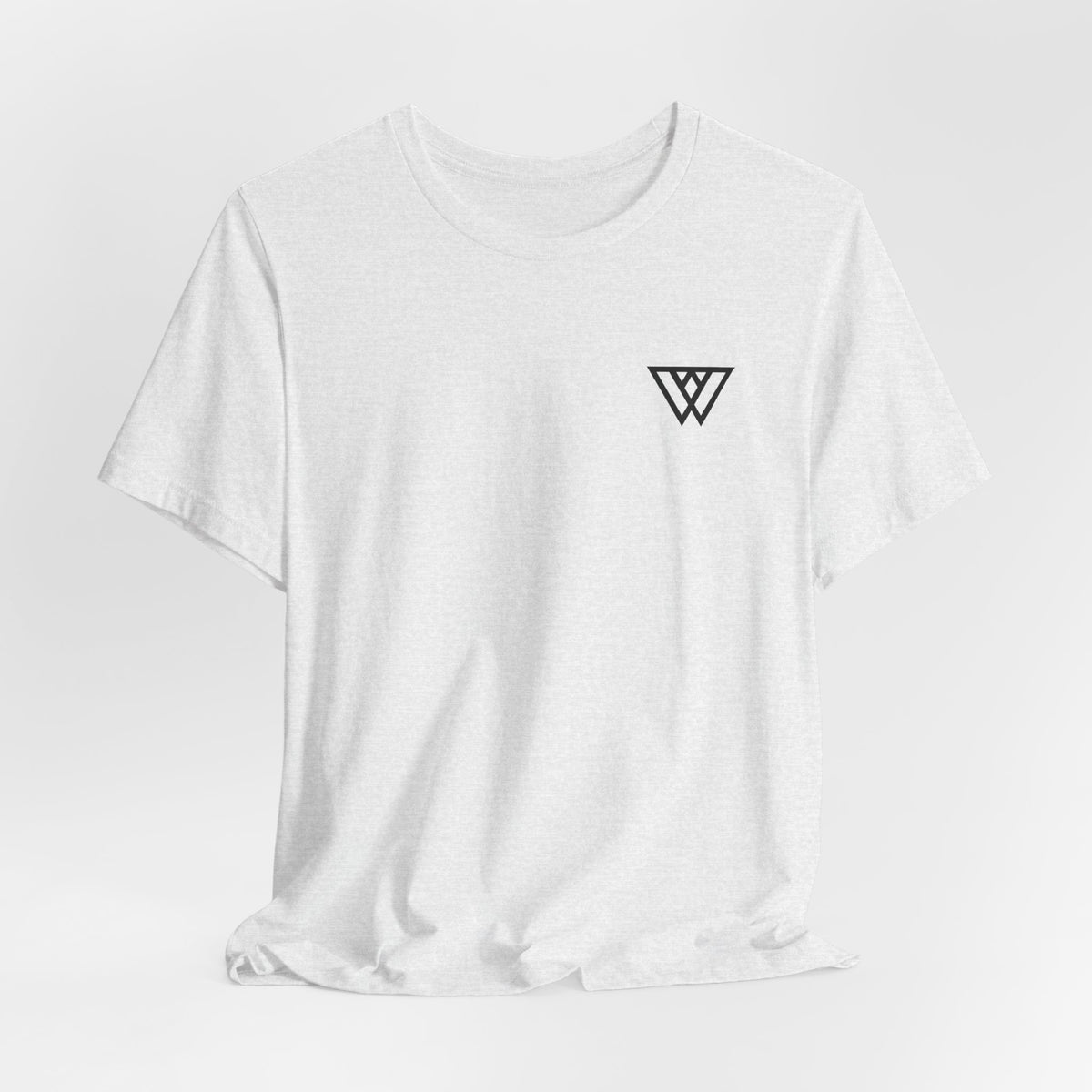 Minimal Geometric 'W' Logo T‑Shirt