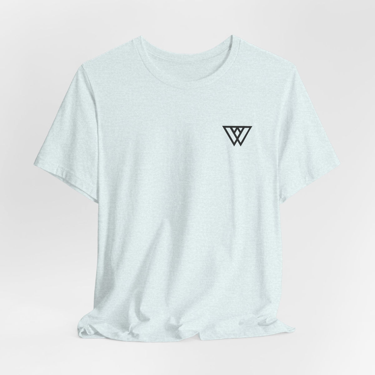 Minimal Geometric 'W' Logo T‑Shirt