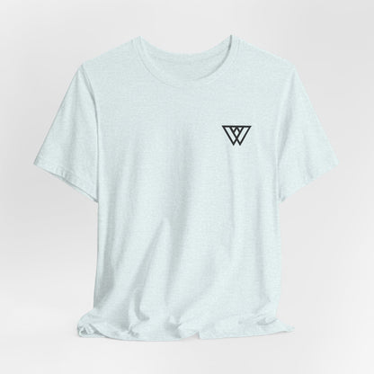 Minimal Geometric 'W' Logo T‑Shirt