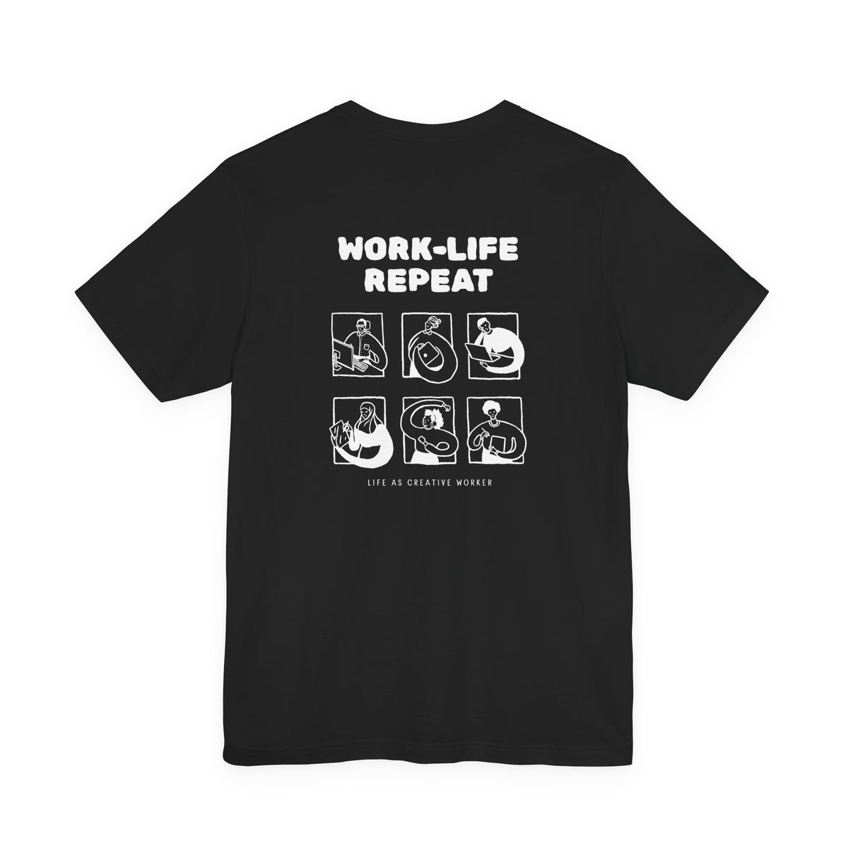 Work-Life Repeat Graphic Tee